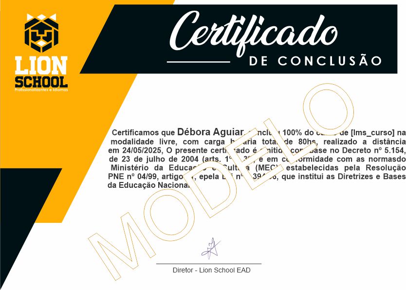 Imagem do Certificado